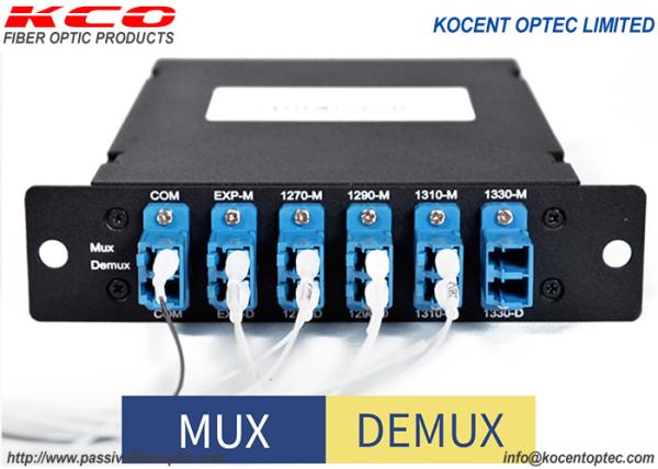 Quality LC Fiber FTTH Dwdm Multiplexer 4CH CWDM Patch Panel Modular LGX for sale