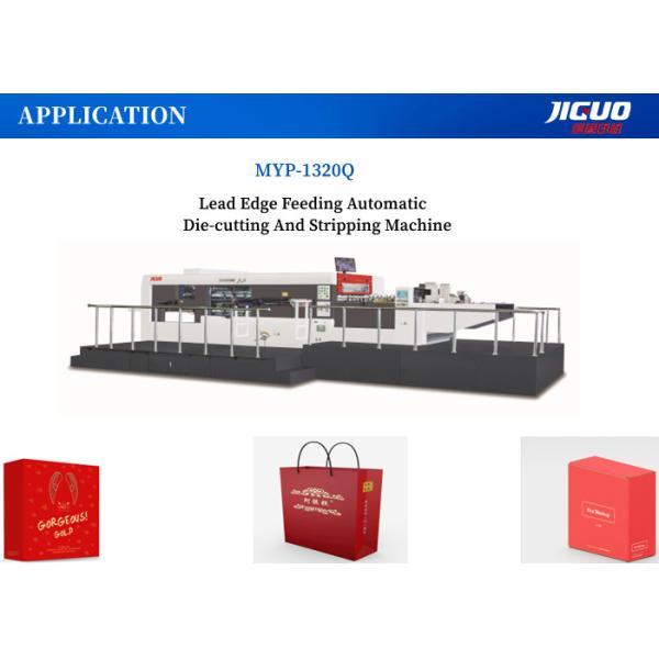 Lead Edge Waste Paper Stripping Machine Corrugated Cardboard Automatic Die Cutter