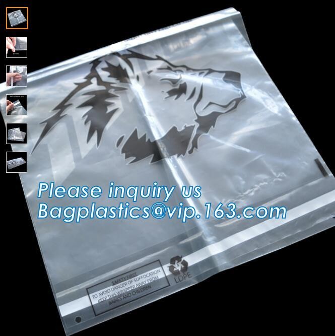 cornstarch made biodegradable and compostable courier mailing plastic shipping packaging bag with custom logo CLOTH PACK