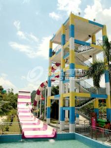 Custom Fiberglass Water Slides with Galvanized carbon steel