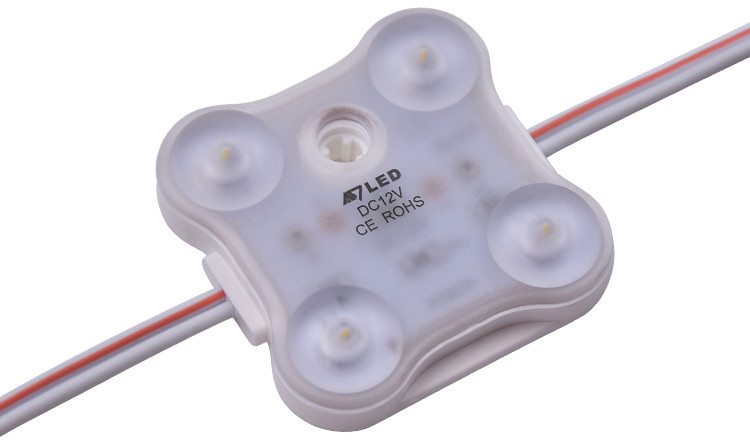Dimmable Single Color LED Module Light Samsung 2835 Square 4 Single Color 12V IP68 For Light Box
