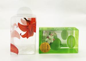 High Glossiness PET Folding Clear Plastic Gift Boxes With Hanger
