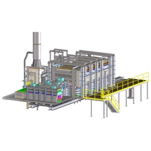 China 8tpd Amber Bottle Soda Lime Small Capacity Recuperative Furnace wholesale