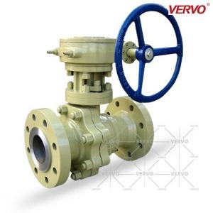 China Dn100 2pcs Ball Valve 300lb Wcb Rf 100mm API6D Floating Type Ball Valve Full Bore And Reduced Bore Ball Valve Casting wholesale
