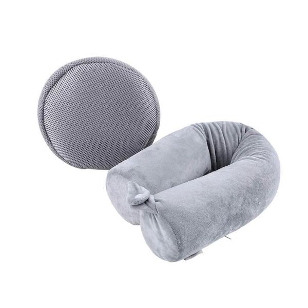 Quality Cylindrical Shredded Memory Foam Pillow , U Shaped Memory Foam Airplane Pillow for sale