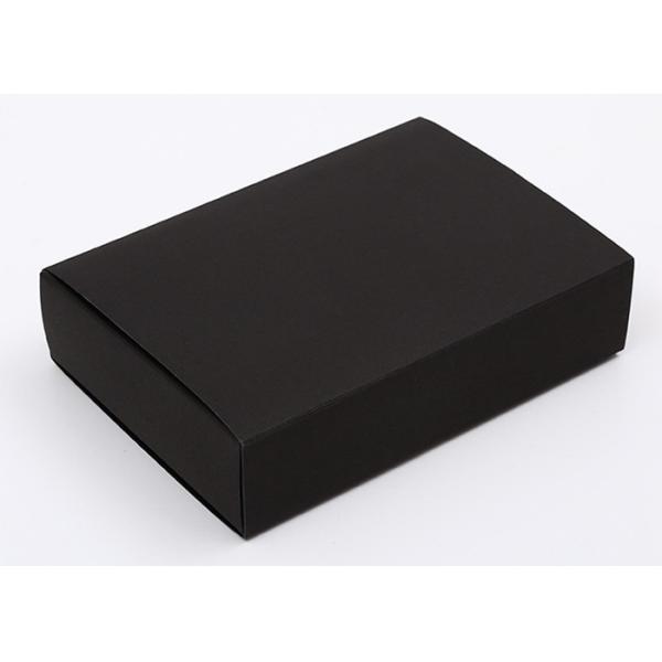 Decorative Black Compressed Paper Corrugated Cardboard Boxes Custom Logo