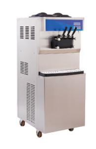 Dual System Soft Ice Cream Making Machine Air Pump 2+1 Mixed Flavor