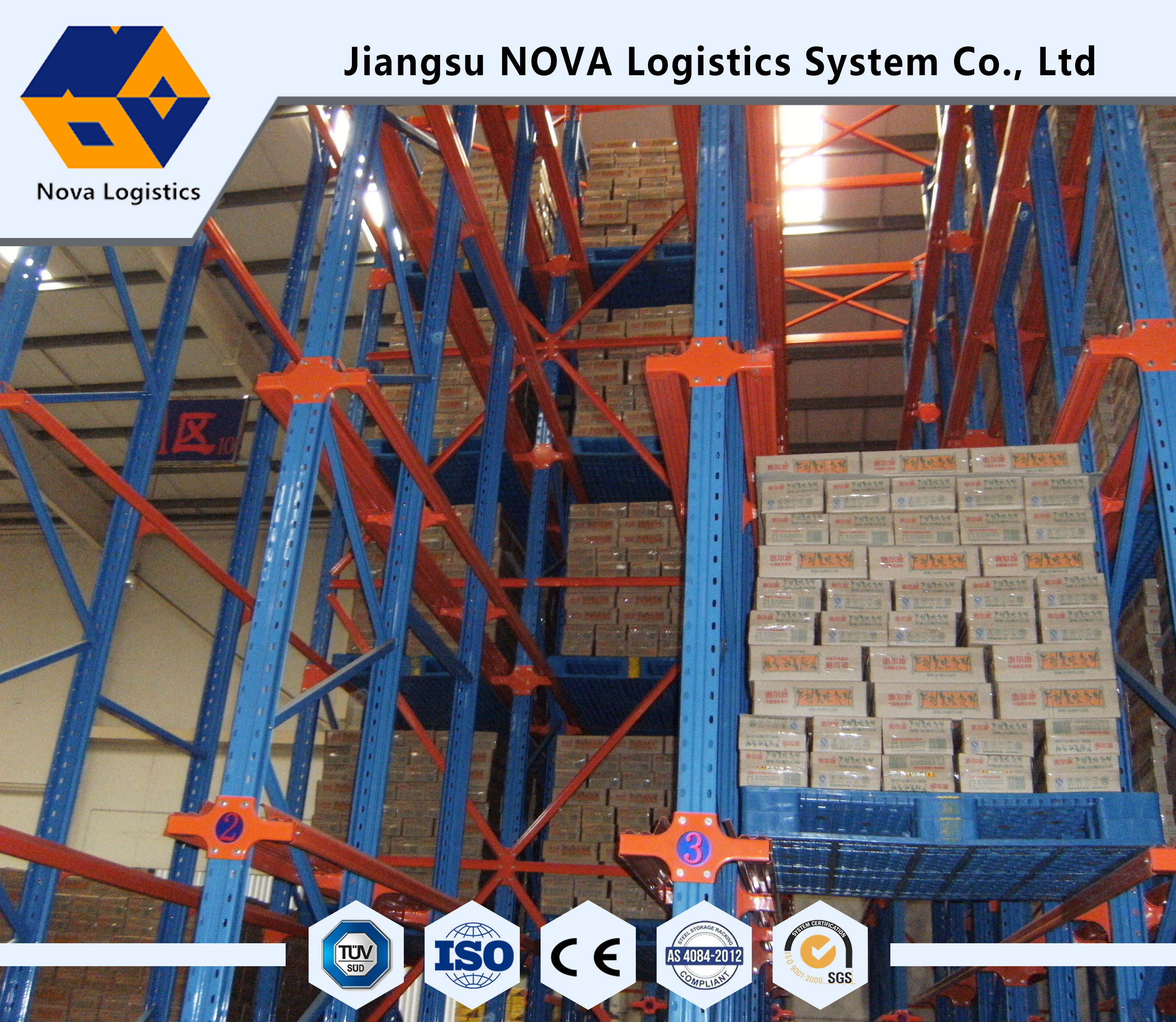 Large Scale Drive In Drive Through Racking System For Workshop