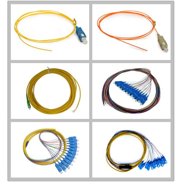 CATV LAN WAN ST Fiber Optic Pigtail 2.0mm / 3.0mm Cable Diameter