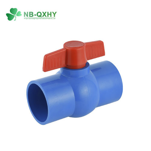 Blue Body PVC Ball Valve Socket Compact Ball Valve for Thailand
