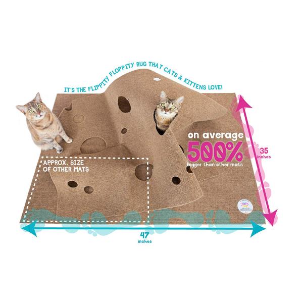 Thermally Insulated Base Cat Activity Play Mat Fun Interactive Play Training Scratching