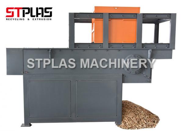 Quality Industrial Wood Chipper Shredder Machine Single Shaft For Crush Waste Wood for sale