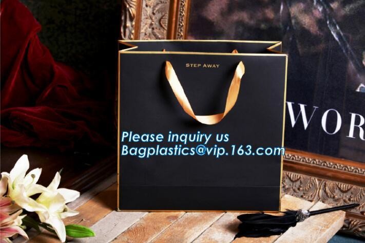 violet printing shopping bags by handmade,Gift shopping luxury carrier Bag Direct Manufacture Paper Bag logo Printing