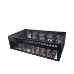 Brand New 24 bay black server case 8 GPU Graphics Case Open Air Rack server