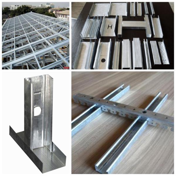 Servo Cutting High Speed Strut And Track Roll Forming Machine With Long Life