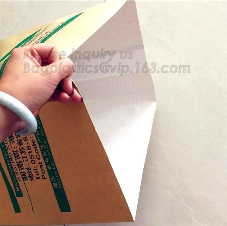 Hot Selling Kraft Paper PP Woven Plastic Cement Valve Bag For 25Kg,kraft paper laminated pp woven sandwich bag for logis