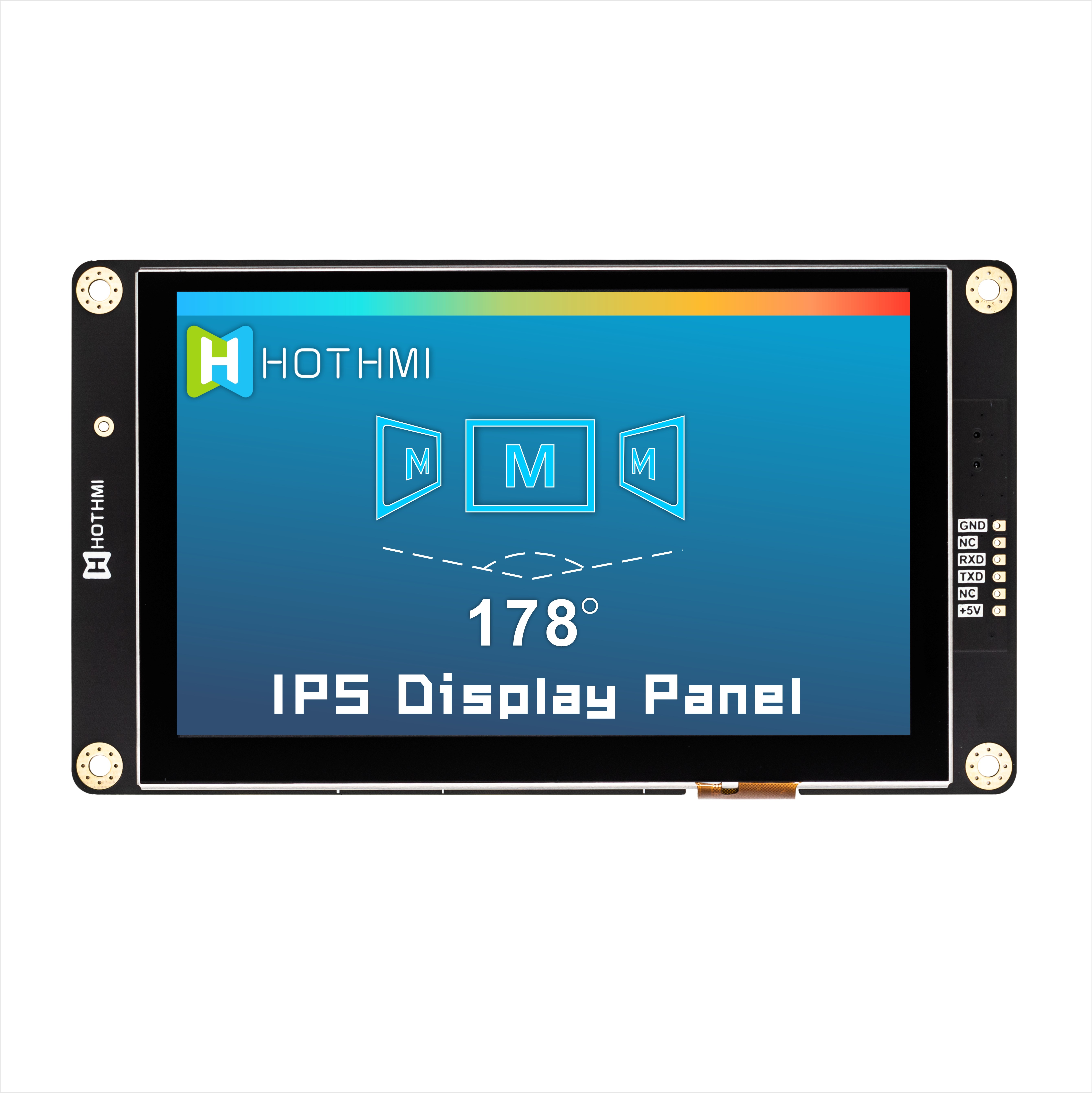 5 Inch Smart Serial Screen 800x480 UART TFT LCD Module Display Panel With Capacitive Touch