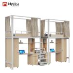 Space utilization and security strong double bed under the table apartment bed