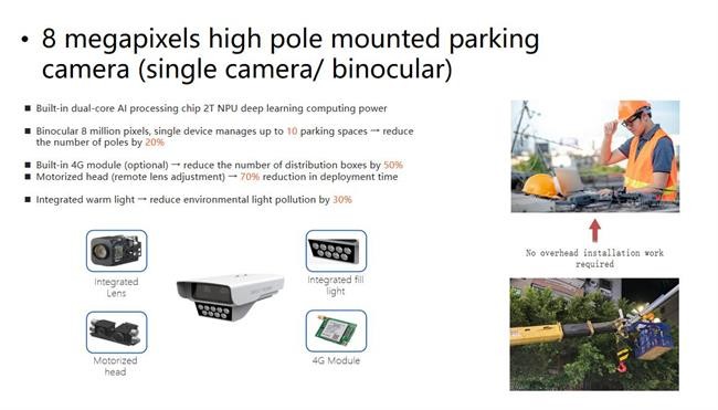 On Street Solar Parking Meter Solutions 8MP Smart Parking Meters Edge