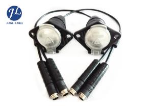 China Shielded 7 Pin Trailer Reversing Camera Extension Cable With Pu Spring Spiral Cord wholesale
