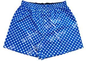 Men's 100%Cotton Poplin Short Functional Placket Jacquard Elastic Button