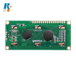 China 16X2 Resolution Stn Yellow-Green Positive Transflective Character LCD Module on sale