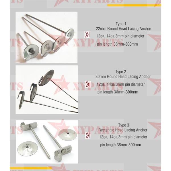 Ss304 Lacing Anchor Hooks For Thermal Insulation Jackets