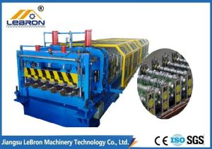 China CNC Control System Color Steel Glazed Tile Roll Forming Machine with 45# High Grade Color Steel wholesale