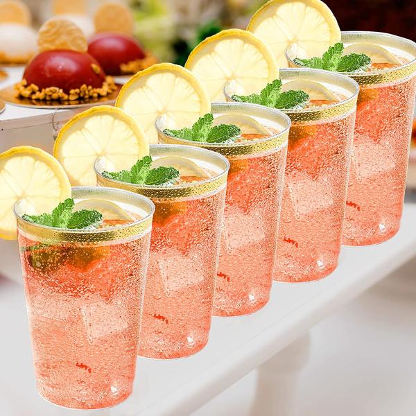 Clear Plastic Ps Airtight Beer Juice Disposable Bubble Tea Cups