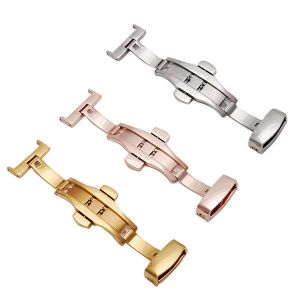 China Stainless Steel Deployment Buckle Clasp , Folding Butterfly Watch Clasp wholesale