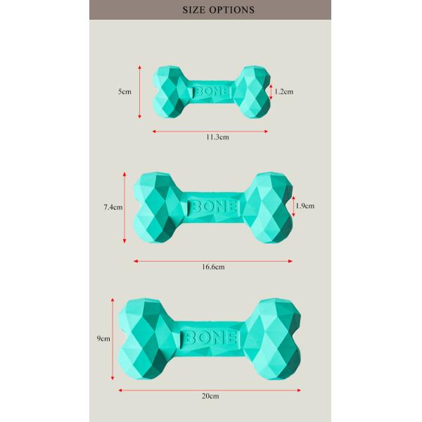 Pet Tooth Cleaning Interactive Bone Toys Aggressive Chewers Chewing Satisfaction Guaranteed