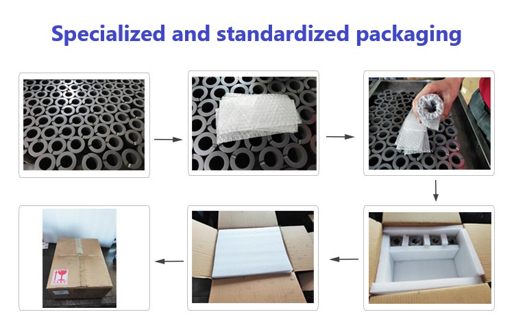 Standard Size High Temperature Double Ring Graphite Crucible for Induterm Advantage4