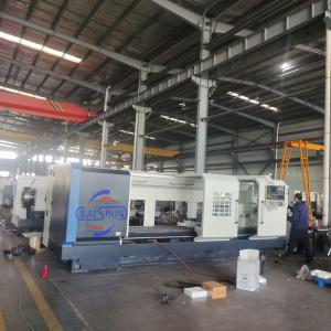 China China Twin Chuck Torn Screw Cutting CNC Pipe Threading Lathe Machine Price wholesale