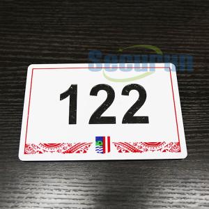 White DiBond Room Number Reflective Address Signs For Mailbox