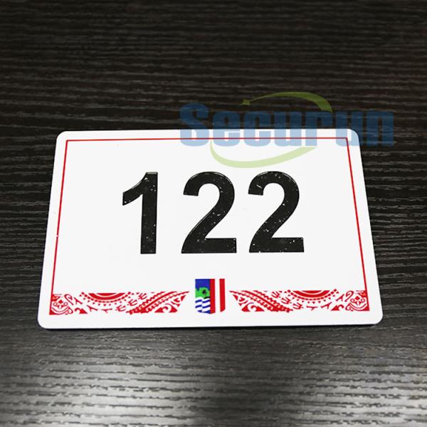 Quality White DiBond Room Number Reflective Address Signs For Mailbox for sale