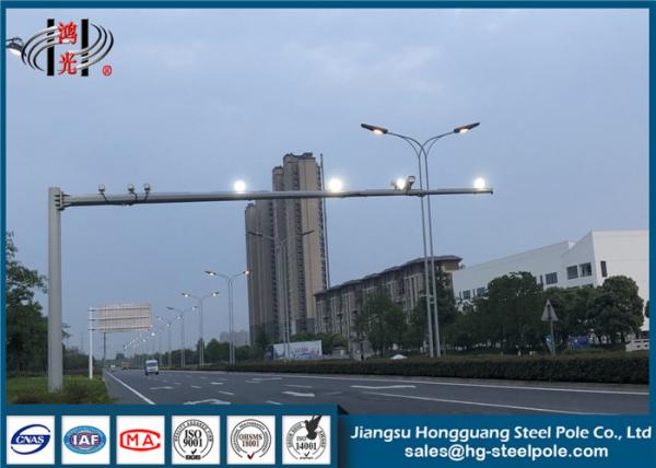 Quality Custom Made CCTV Camera Pole Cctv Camera Light For Traffic Monitoring for sale
