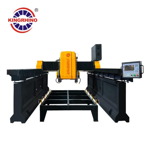 Quality 15kw CNC Bridge Type Linear Cutting Milling Machine For Marble Limestone for sale