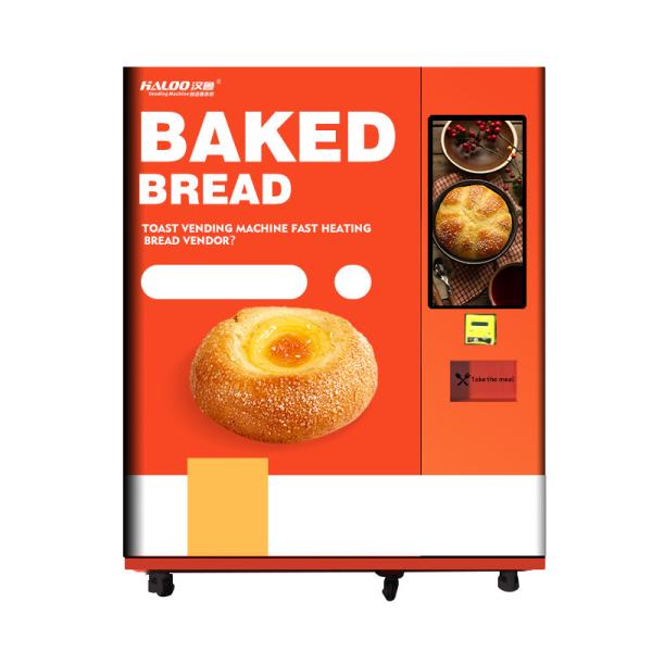 Quality Self Service Hamburger Vending Machine With Microwave Oven 3000W for sale