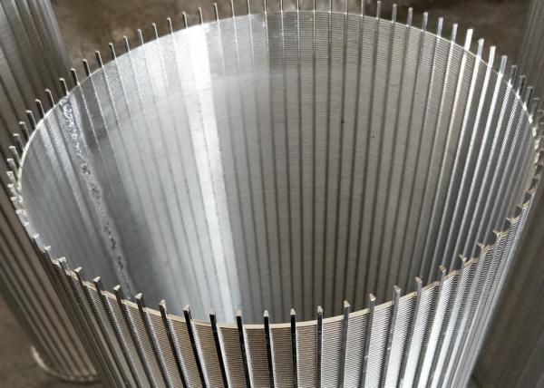 Quality High Precision Rotary Screen Drum FIlter V Wire Wrap Screen 316 Grade for sale