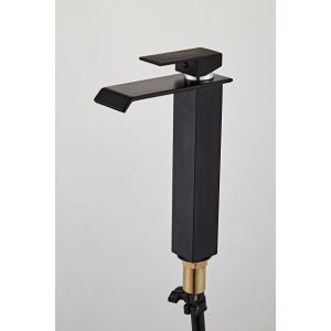 China Black SUS Spray Paint Basin Above Counter Wash Basin Faucet wholesale