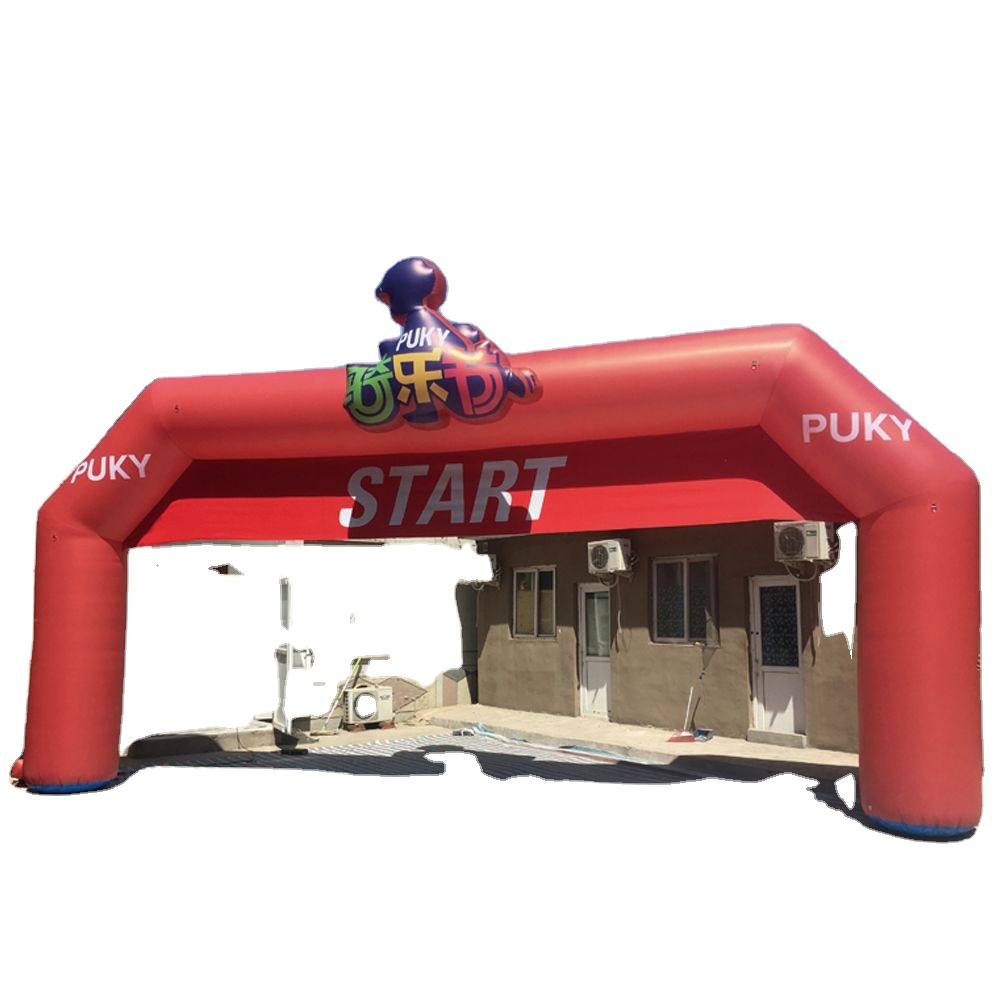 Colorful Advertising Custom Inflatable Entrance Customize Size With Led Light