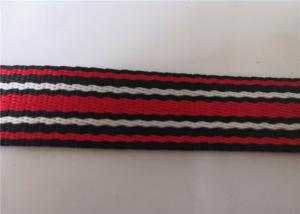 2.5cm Patterned Polyester Webbing Three Color Stripe Lot Garment Accessories Stripped