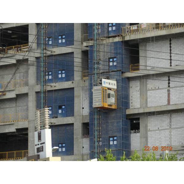 46 M / Min Modular Passenger Rack And Pinion Hoist