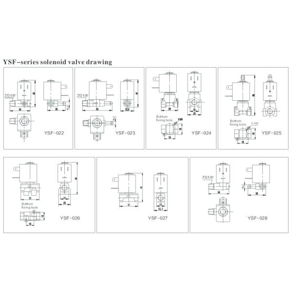 brass Coffee Machine Solenoid Valve
