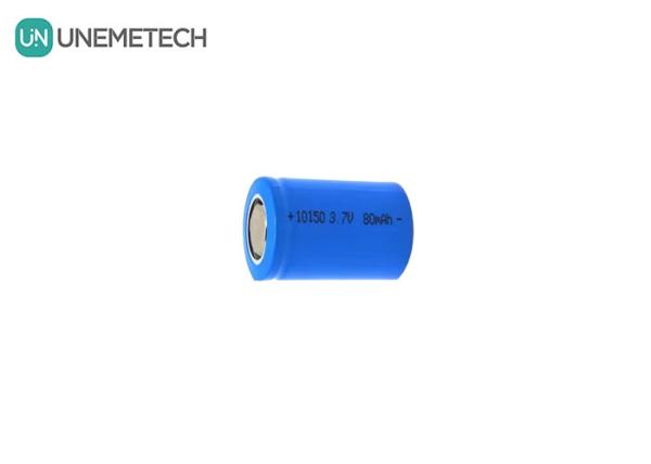 Quality 3.7V 80mAh Small Li Ion Cylindrical Rechargeable Battery 10150 For Turbo Nose Hair Cutter for sale