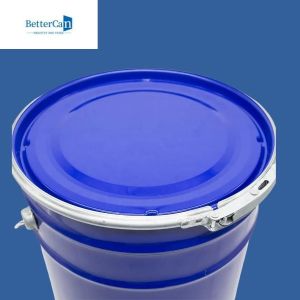 Stackable 20L Steel Bucket , Empty Paint Buckets With Lids