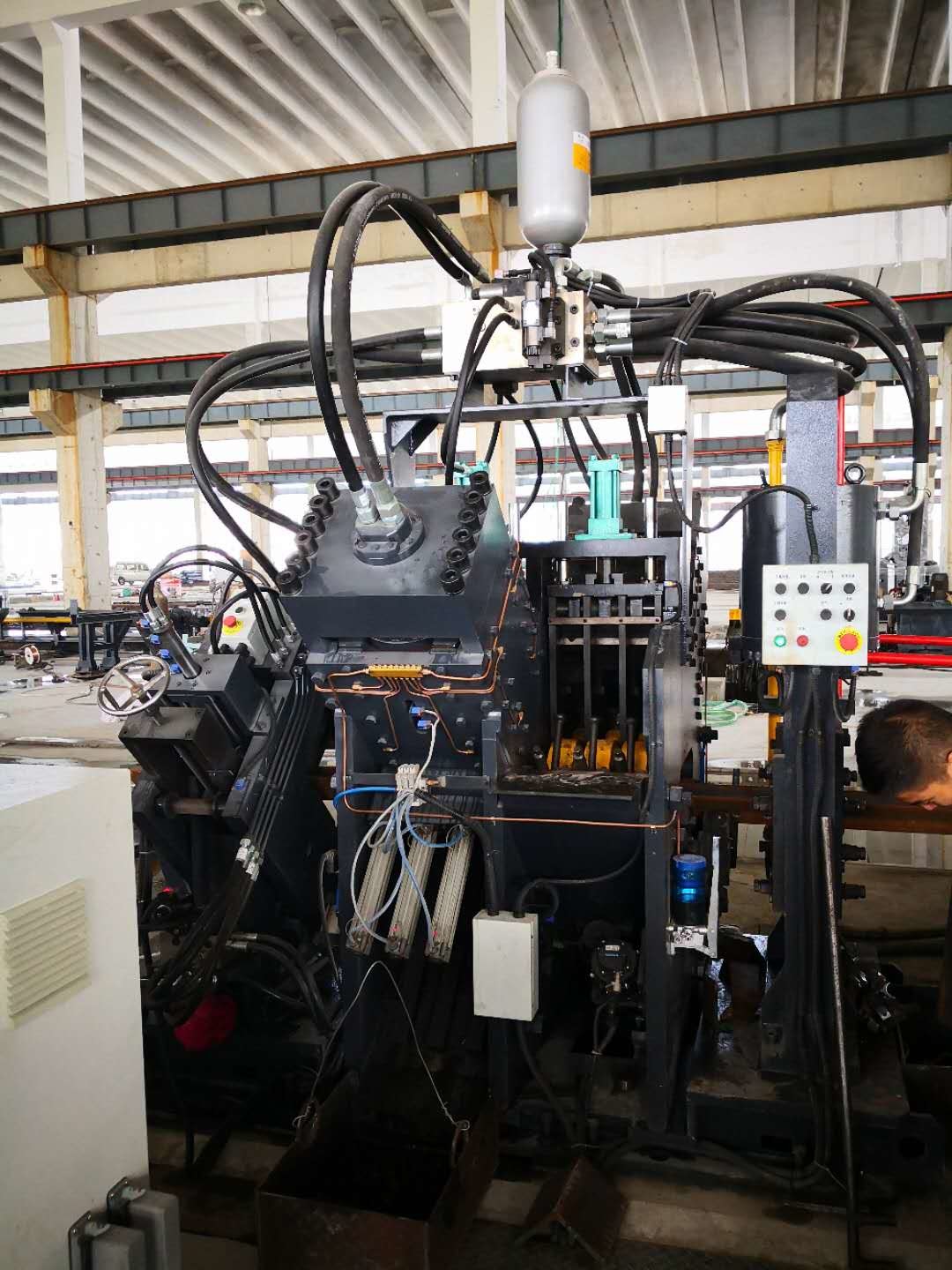 Punching Marking And Shearing CNC Angle Line Machine For Angle Tower , ISO Pass