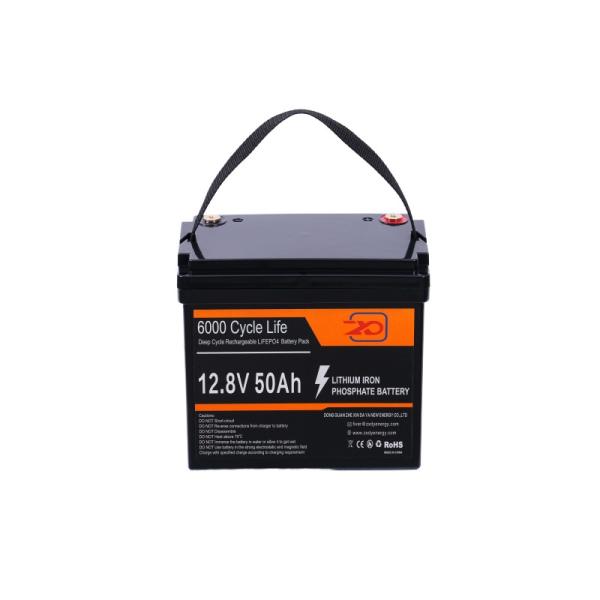 Quality 12.8V 50Ah LiPo Battery Reliable 12V Lithium Power For Deep Cycle Applications for sale