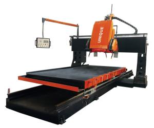 China PLC CNC Gantry Type Linear Thinner Stone Profile Cutting Machine 600mm wholesale