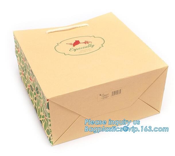 Fashion Custom Printing Luxury Gift Shopping Carrier Paper Bag With Your Own Logo Print,strong twisted handle black leat